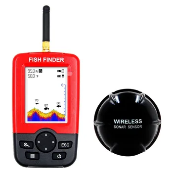 125KHZ Lengvas Žuvų Ieškiklis LCD Ekrano Gylis Locator Echolotai Jutiklis Fishfinder Ledo Žvejybos Reikmenys Priedai