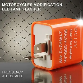 12V 2 Pin Motociklo Posūkio Signalo Flasher Relay LED Indikatorius, Indikatorių Motociklą Flasher Beep su Garso Priedai