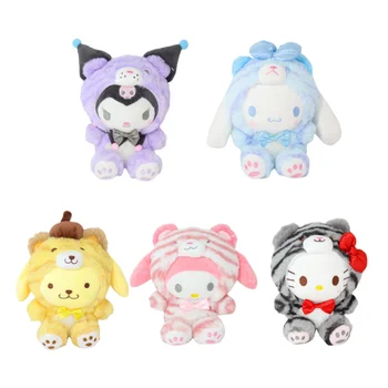 2022 Sanrio Hello Kitty Kuromi Mano Melodija Pliušiniai Žaislai Kawaii Tigras Dekoro Mielas Įdaryti Lėlės, Žaislai Mergaitėms, Vaikams, Gimtadienio Dovana