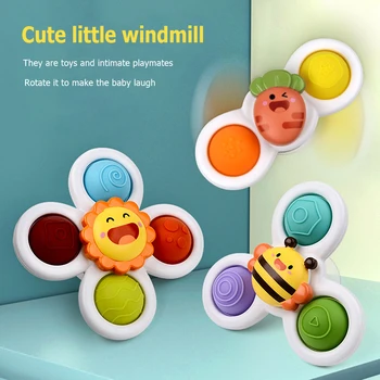 3pcs/set Maudymosi Gyvis Suktuko Montessori Jutimo Nugara į Viršų Vonios Žaislai Plastikinių Dėlionės Vertino Švietimo Žaidimai Vaikams Vaikams