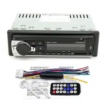 4.3 colių Automobilio Stereo Garsas bluetooth 12V 24V In-Dash Aux Įvestis, USB, MP3, FM Radijo Grotuvas JSD-520 