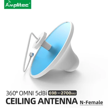 Amplitec Omni Lubų Antena 5dBi mobiliųjų Stiprintuvo Signalo Stiprintuvas Antena GSM 2G 3G 4G Mobiliojo Telefono Signalą N-metų moteris 360°
