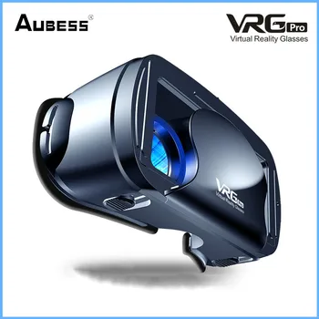 Aubess VRG PRO 3D VR Ausines Pažangus Virtualios Realybės Akinius, Šalmas, Skirtas Išmaniesiems Telefonas Lęšiai, Ausines 5~7 Cm, Prietaisai
