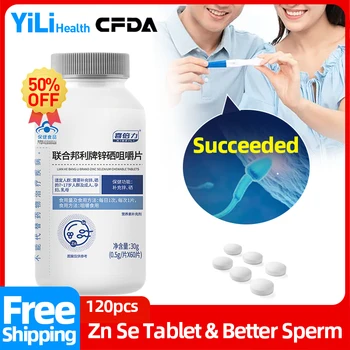 Cinko Seleno Chewable Tablečių Vyrų Spermatozoidų skaičių Padidinti Furtility Papildas Kapsulės Stiprintuvas Spermatozoidų Gyvybingumą CFDA Patvirtinti