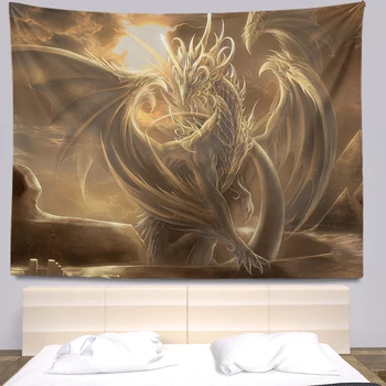 Dragon gobelenas didelis audinio sieniniai gobelenai Bohemijos apdailos Anime gobelenas Namo apdaila Gobelenas estetika gobelenas sienos