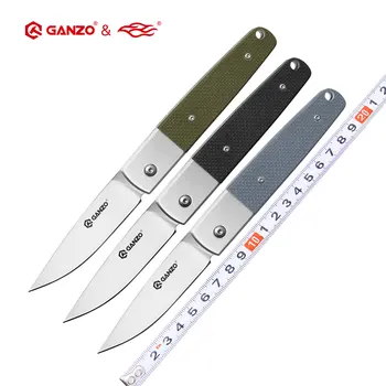 FBknife Ganzo G7211 peilis 440C ašmenys G10 Rankena taktinis Sulankstomas peilis Išgyvenimo Kempingas įrankių edc peiliukas lauko priemonė