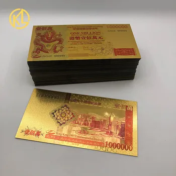 Kinijos milijonas Honkongo Dragon Pinigų Nėra Valiutos Banknotų Anti-Fake už Kolekcionuojamų