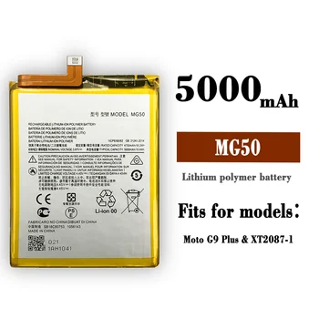 NAUJI Originalūs Aukštos Kokybės 5000mAh MG50 Baterija Motorola Moto G9 Plius XT2087-1