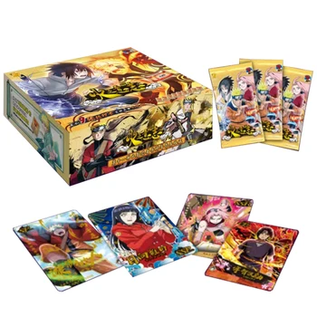 Originalus Naruto Anime Duomenys Įdegio Užtvaros Flash Kortelių Uzumaki Naruto Kolekcinių Kortų Stalo Žaislas Gimtadienio Dovanos Vaikams