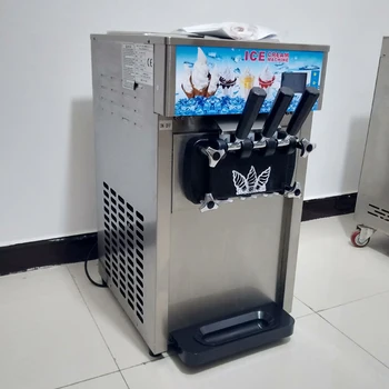 Populiariausių Minkštų Ledų Mašina Komercinės Ice Cream Makers Trijų Skonių Šaldiklio Ledų Gamybos Mašina