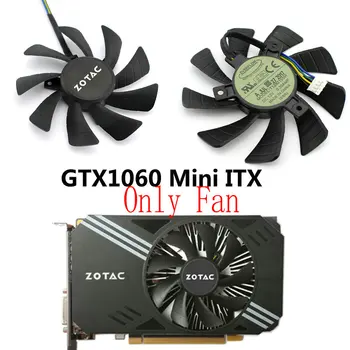 už ZOTAC GTX1060 Mini ITX Graphics Vaizdo plokštės aušinimo ventiliatorius T129215SH DC12V 0.30 A