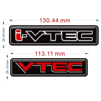 VTEC I-VTEC Lipdukas Honda Civic Sutarimu Odyssey Spirior CRV VISUREIGIS I - VTEC Logotipą, Metalo Automobilių Stiliaus Emblema Uodega Kūno Ženklelis